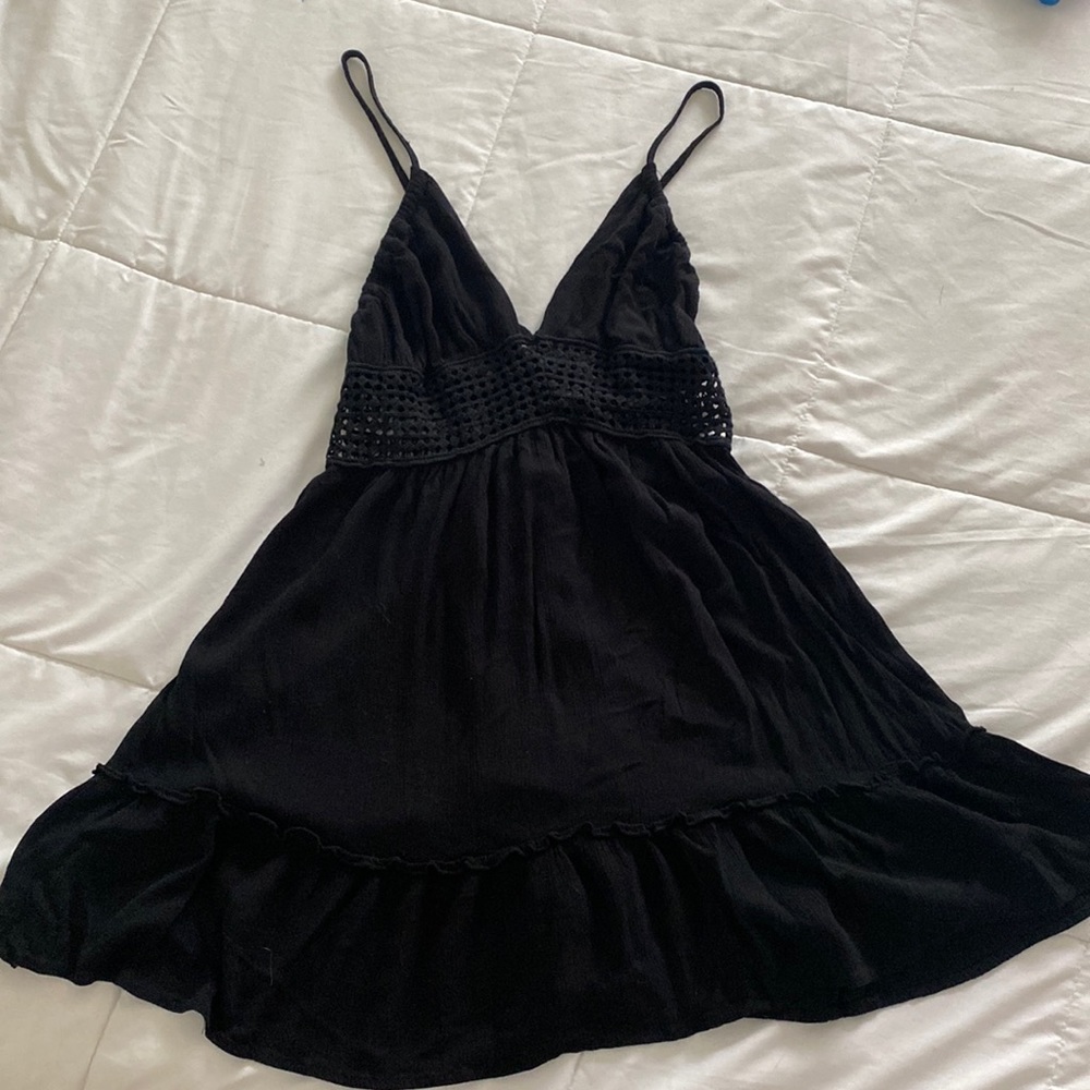 Black flowy dress